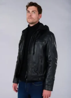 Blouson aviateur en cuir-jerem Flash Sale