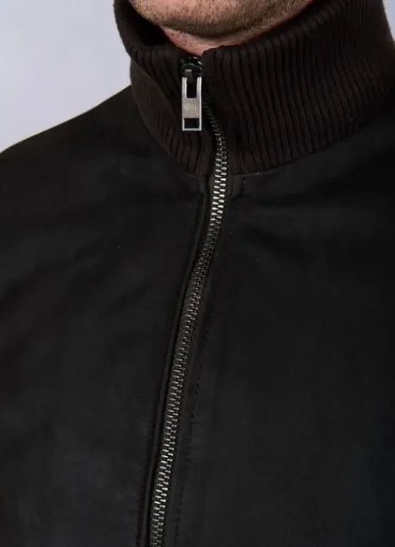 Blouson en cuir de buffle huilé-jerem Best Sale