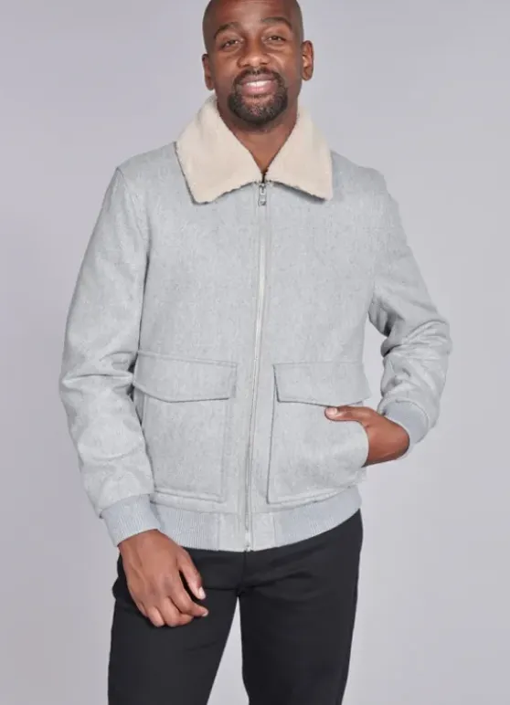 Blouson en poly-laine-jerem Discount