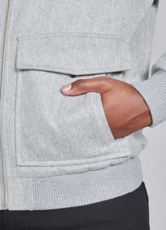 Blouson en poly-laine-jerem Discount