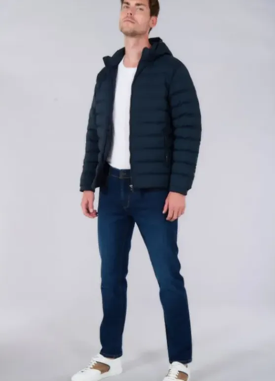 Blouson matelassé déperlant en duvet véritable-jerem Outlet