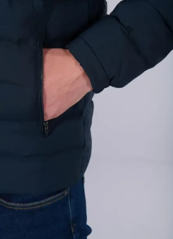 Blouson matelassé déperlant en duvet véritable-jerem Outlet