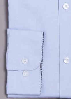 Chemise ajustée en coton-jerem Online