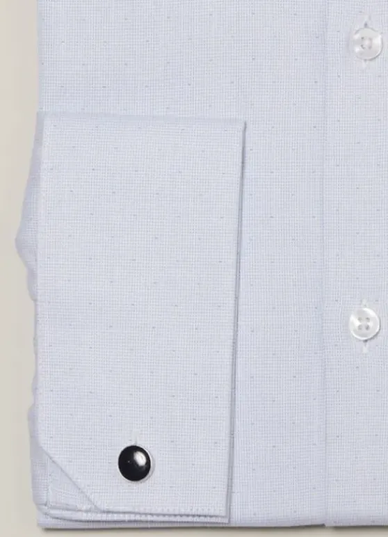 Chemise cérémonie en popeline de coton texturé – Tailored fit-jerem New