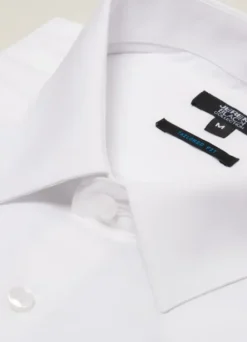 Chemise cérémonie en popeline de coton – Tailored fit-jerem Clearance