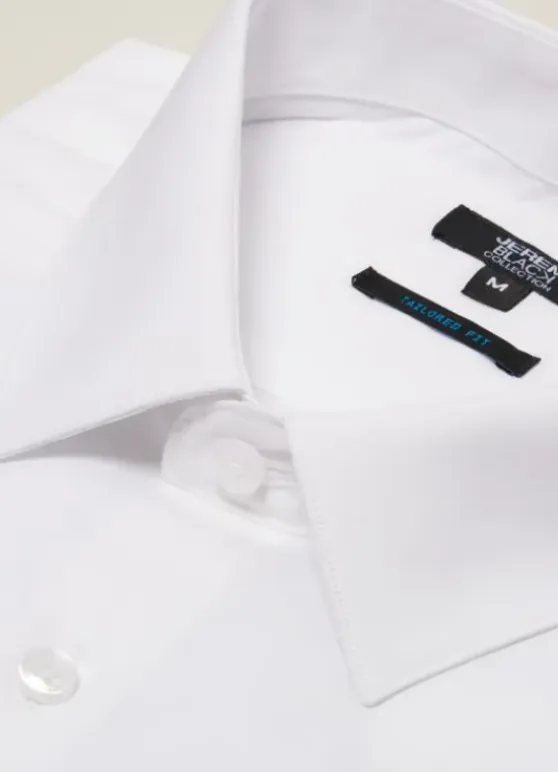 Chemise cérémonie en popeline de coton – Tailored fit-jerem Clearance