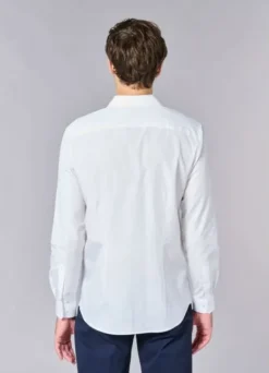 Chemise cérémonie texturée en pur coton – Coupe ajustée-jerem Store