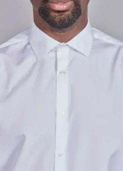 Chemise en popeline de coton Coupe ajustée-jerem Flash Sale