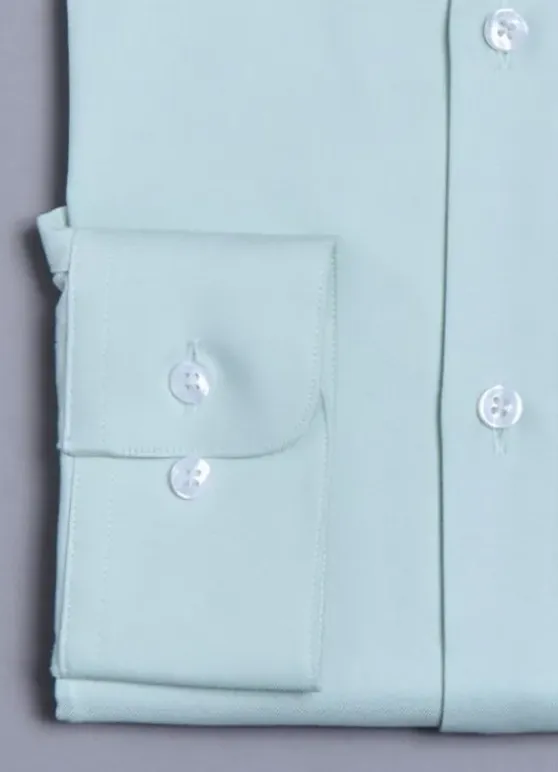 Chemise en twill de coton stretch naturel – Coupe ajustée-jerem Cheap
