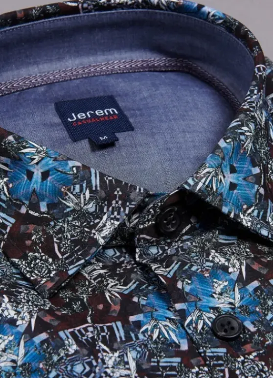 Chemise à imprimée en coton-jerem Best Sale