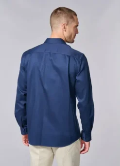 Chemise texturée en coton – Sans repassage – Comfort fit-jerem Discount