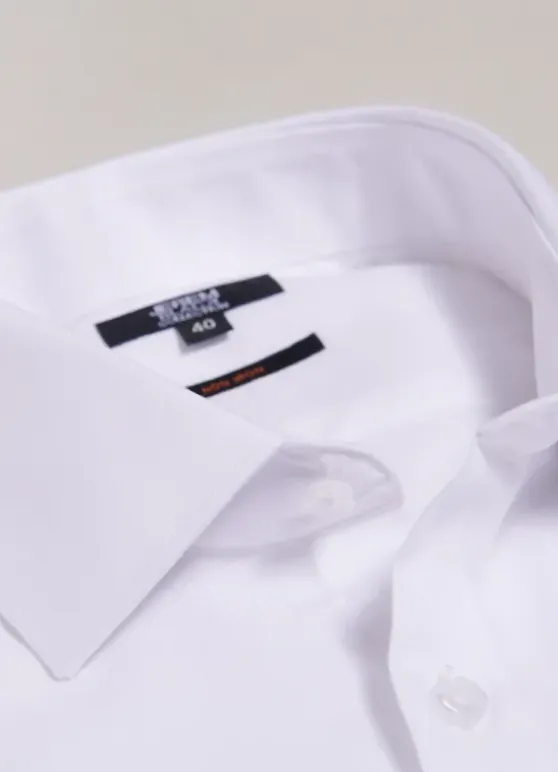 Chemise texturée en coton – Sans repassage – Comfort fit-jerem Sale