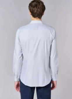 Chemise texturée à motif fantaisie en pur coton – Coupe ajustée - Repassage facile-jerem Discount