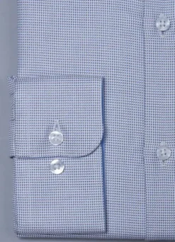 Chemise texturée à motif fantaisie en pur coton – Coupe ajustée - Repassage facile-jerem Discount