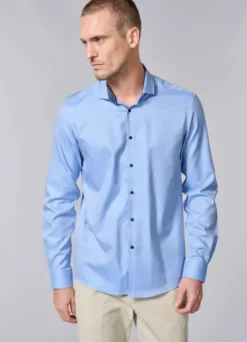 Chemise texturée à motif fantaisie - Tailered fit -Repassage facile-jerem Discount
