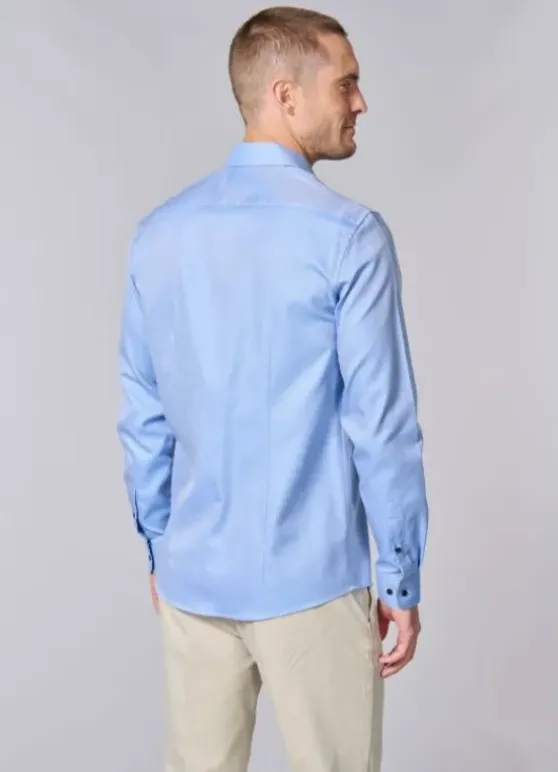 Chemise texturée à motif fantaisie - Tailered fit -Repassage facile-jerem Discount
