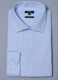Chemise texturée à motif fantaisie en coton – Sans repassage – Comfort fit-jerem Flash Sale