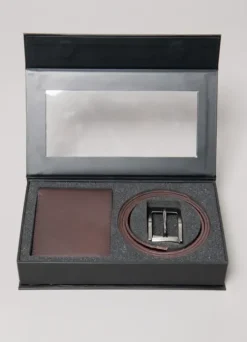 Coffret ceinture et porte carte cuir-jerem Clearance