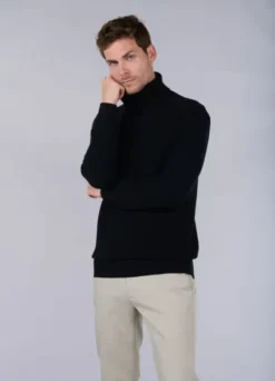 Col roulé en maille fantaisie Brado-jerem Flash Sale