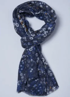 Echarpe 100% laine fine imprimé 70 X 180 cm-jerem Best Sale