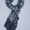 Echarpe 100% laine fine imprimé 70 X 180 cm-jerem Cheap