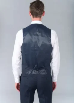 Gilet de costume à carreau fondu en laine vierge Super 110's Natural Stretch-jerem Online