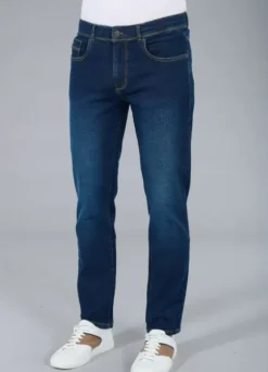 Jeans stretch brossé à 2 longeurs-jerem Clearance