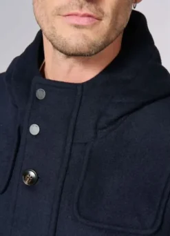 Manteau à capuche mi-long-jerem Hot