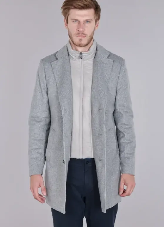 Manteau col tailleur mi-long-jerem Cheap