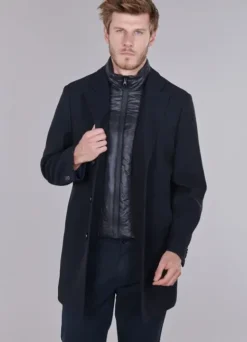 Manteau col tailleur mi-long-jerem Shop
