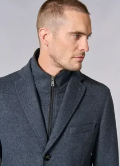 Manteau à col tailleur mi-long-jerem Flash Sale