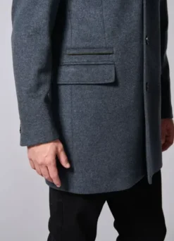 Manteau à col tailleur mi-long-jerem Flash Sale