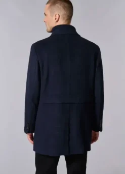 Manteau en laine col tailleur mi-long-jerem Online
