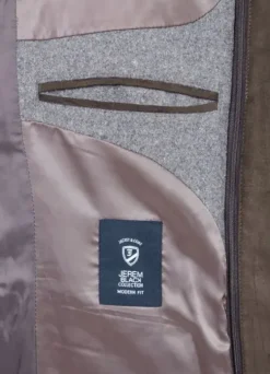 Manteau long avec parementure amovible en suédine-jerem Best Sale