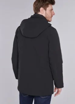 Manteau noir en coton stretch-jerem Best Sale