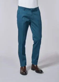 Pantalon ajusté en tricotine de coton stretch-jerem Hot