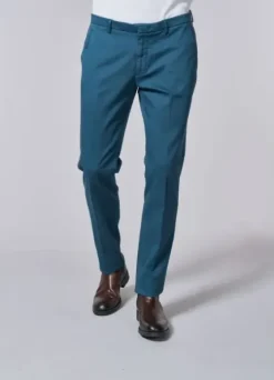 Pantalon ajusté en tricotine de coton stretch-jerem Hot