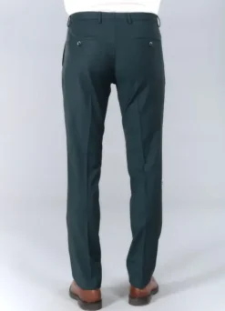 Pantalon de costume ajustée bi-stretch en laine vierge mélangée-jerem Clearance