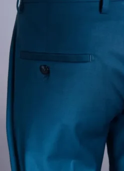 Pantalon de costume ajusté et bi-stretch en laine mélangée-jerem Flash Sale