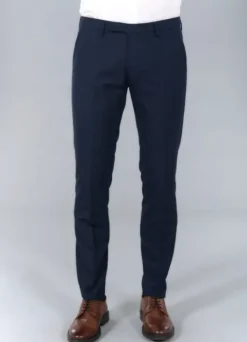 Pantalon de costume ajusté et stretch à pied-de-poule pépita discret-jerem Fashion