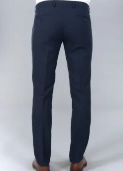Pantalon de costume ajusté et stretch à pied-de-poule pépita discret-jerem Fashion
