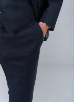 Pantalon de costume à carreau fondu en laine vierge Super 110's Natural Stretch-jerem Clearance