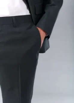 Pantalon de costume classique en laine vierge Super 110’s de la Maison Barberis-jerem Store