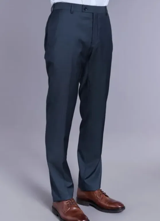 Pantalon de costume classique en laine vierge Super 110’s de la Maison Barberis-jerem Store