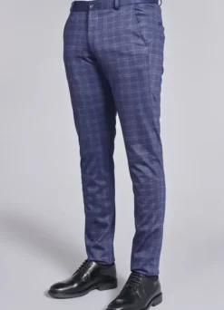 Pantalon de costume en poly-viscose stretch-jerem Cheap