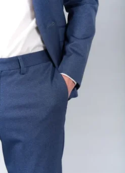 Pantalon de costume extra-slim en maille stretch imprimée-jerem Outlet