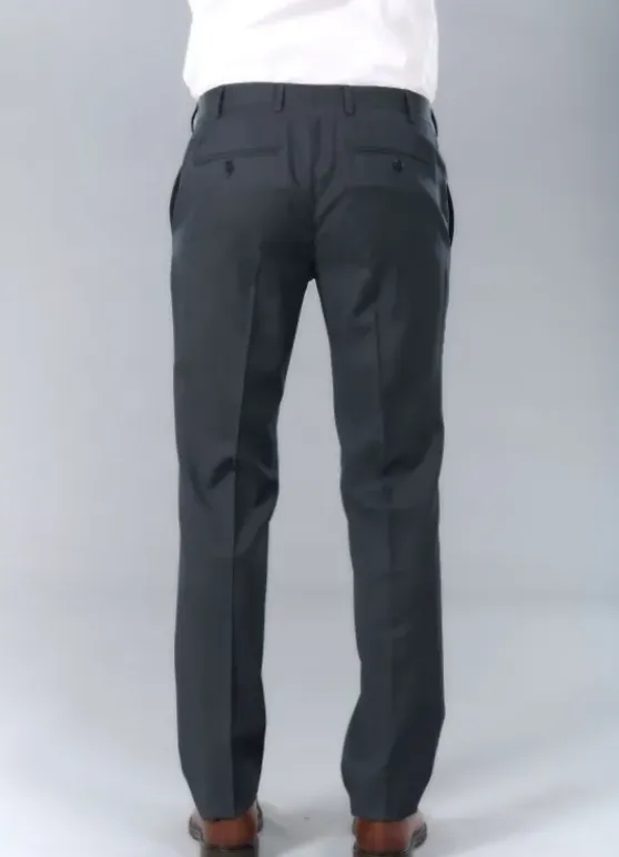 Pantalon de costume lavable en fil à fil bi-stretch de laine mélangée-jerem Flash Sale