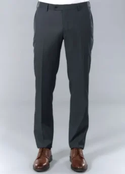 Pantalon de costume lavable en fil à fil bi-stretch de laine mélangée-jerem Flash Sale