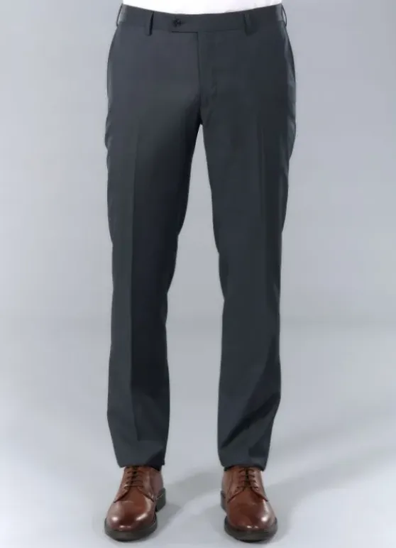 Pantalon de costume lavable en fil à fil bi-stretch de laine mélangée-jerem Flash Sale