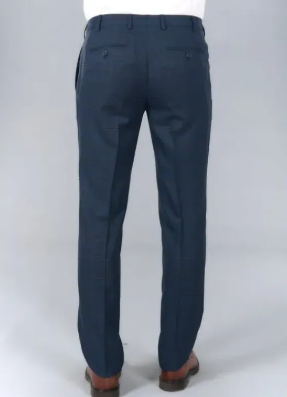 Pantalon de costume stretch à carreaux-jerem Clearance